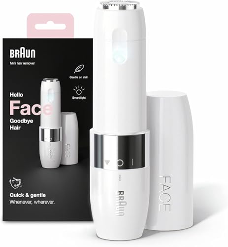 Braun Mini Depiladora Facial para Mujer FS1000, Blanco