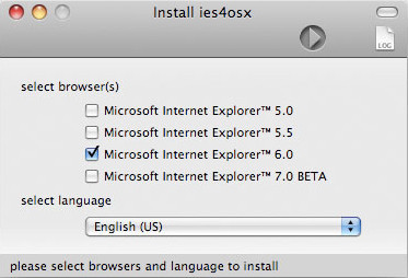 ies4osx, instala Internet Explorer en OS X