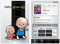 "Baby Grow Log": controla los percentiles de tu hijo con el iPhone