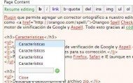 Corrector ortográfico para WordPress