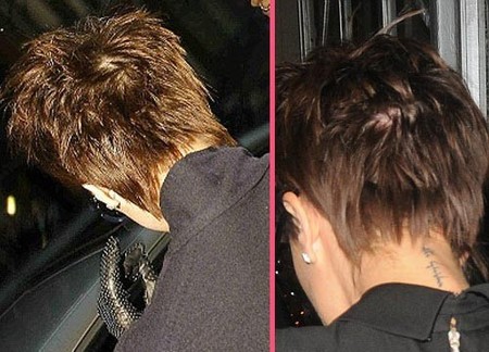 Victoria Beckham usa parches para el pelo