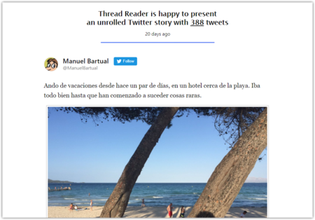 Si te confunden los hilos de Twitter, este bot organiza la historia por ti en una misma página