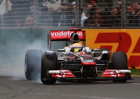 GP Australia F1 2011: Lewis Hamilton y los bloqueos de rueda en las frenadas
