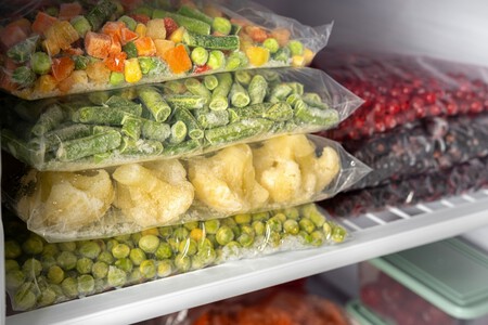 sacos congelados de comida