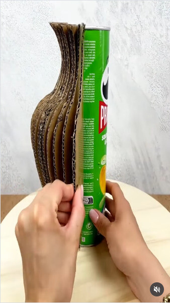 reutilizar bote de Pringles