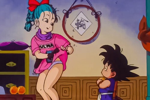 dragon ball primera ilustración color manga akira toriyama bulma goku