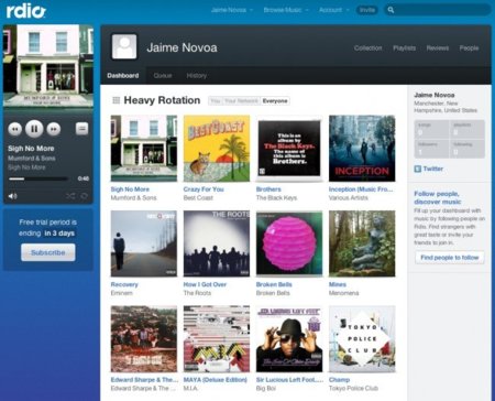 Probamos Rdio, el nuevo servicio de streaming de música de los creadores de Skype