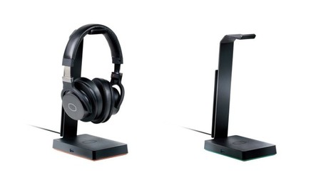 ¿No sabes donde dejar tus auriculares? El nuevo soporte de Cooler Master te permite además tener un hub USB, luz LED y sonido 7.1