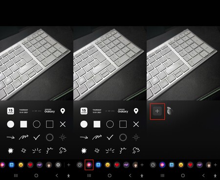 mover elementos de una foto a otra en un Galaxy