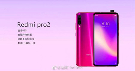 Se filtran las características del posible Redmi Pro 2 con Snapdragon 855: 48 megapíxeles y 6,39 pulgadas, entre ellas