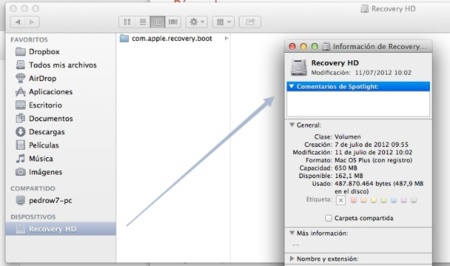Recovery HD OS X