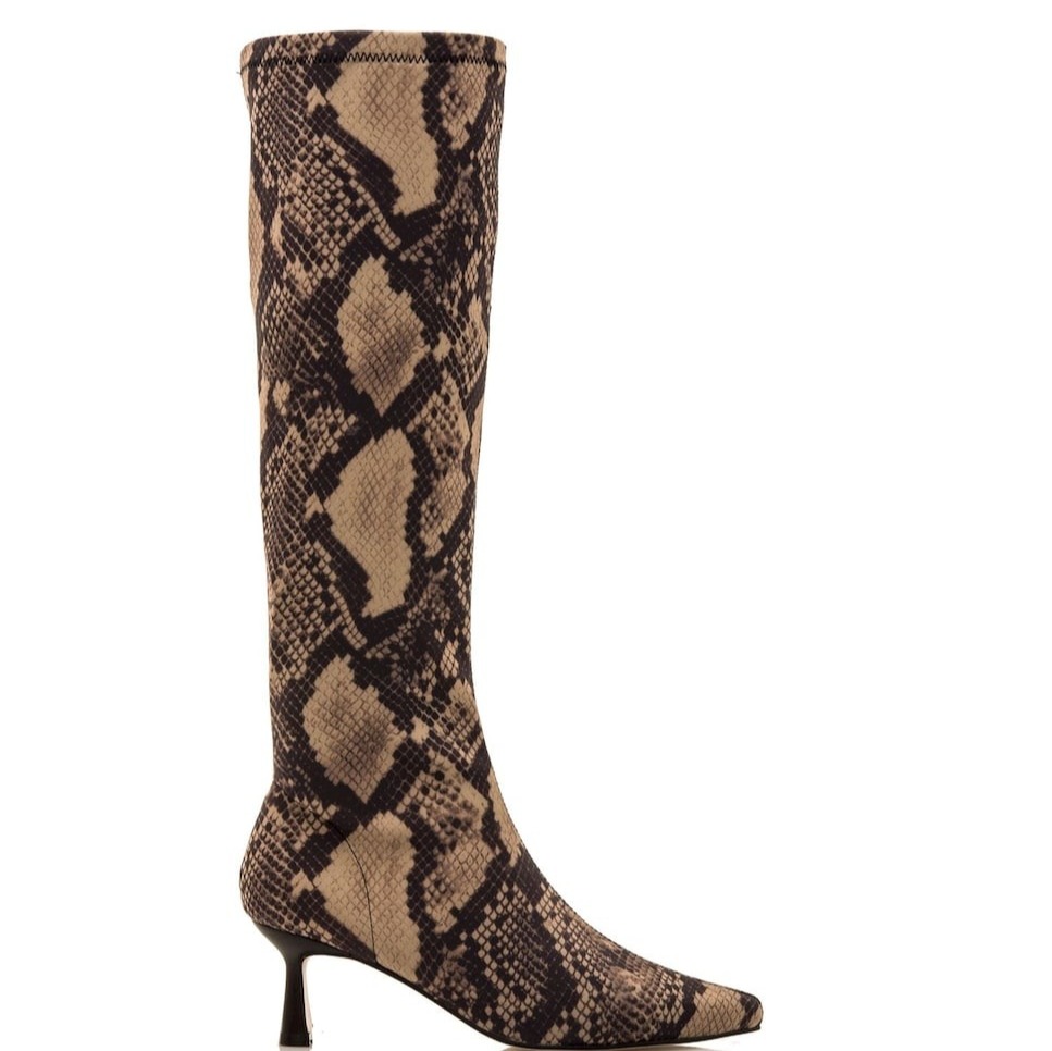 Mustang
Botas altas de mujer con tacón fino y caña stretch