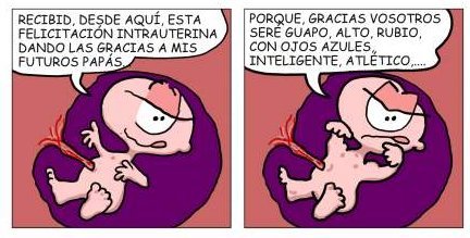 Humor: felicidades, ¿a qué papás?