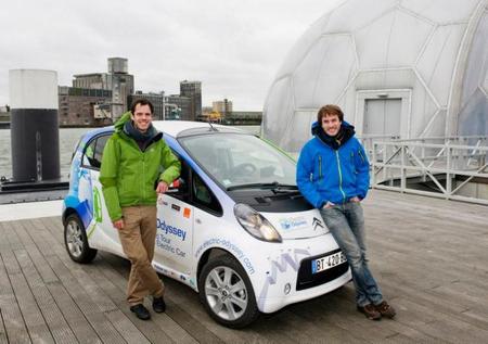 Dos franceses se embarcan en una "Odisea Eléctrica" a bordo de un Citroën C-Zero