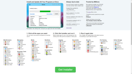 Adiós a instaladores y crapware: Ninite instala y actualiza todas las apps que necesites