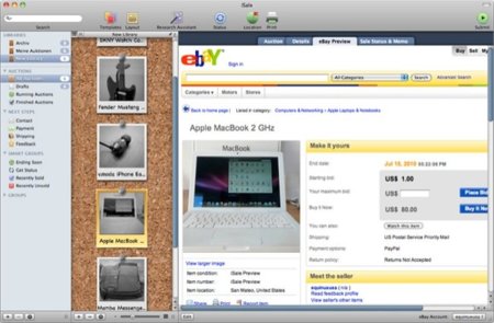 Administra tus ventas en eBay desde Mac OS X