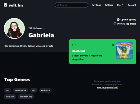 Un Spotify Wrapped para todos los días del año: en esta web puedes crear un perfil completo con todas tus estadísticas musicales