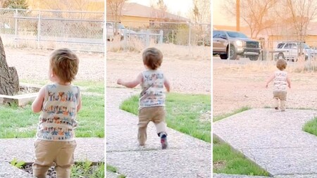 La tierna reacción de un niño pequeño esperando a papá en casa que nos ha robado el corazón