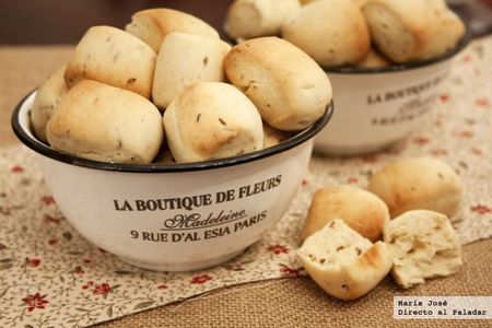 Bocaditos de pan con comino. Receta con Thermomix