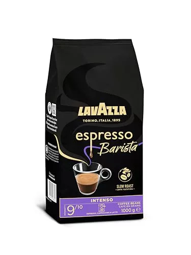 Lavazza, Espresso Barista Intenso, Café en Grano Natural Tostado, 1 kg