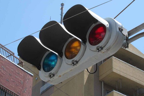 Semaforo Japon Luz Azul