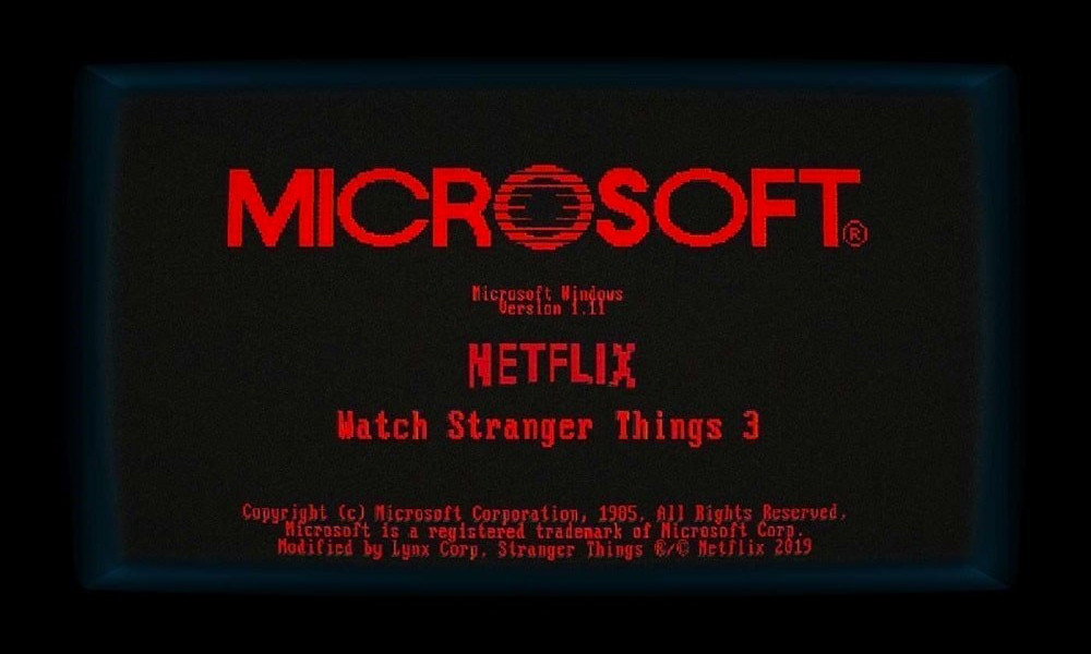 Microsoft lanza una versión de Windows 1.0 inspirada en 'Stranger Things', con varios minijuegos y easter eggs