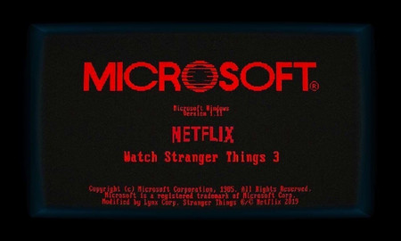 Microsoft lanza una versión de Windows 1.0 inspirada en 'Stranger Things', con varios minijuegos y easter eggs