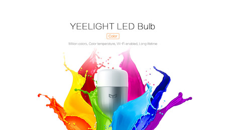 Bombilla LED Xiaomi Yeelight RGBW, con conectividad WiFi, por sólo 12,49 euros con este cupón