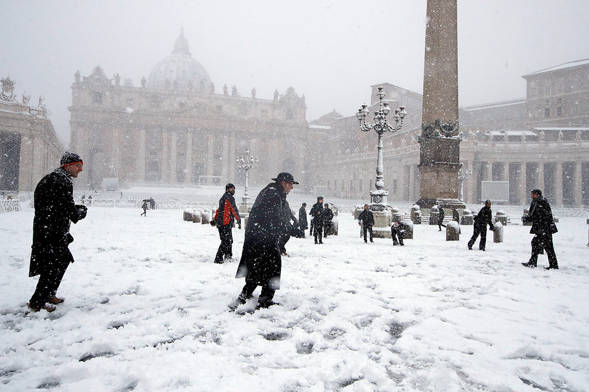 Nieve En Roma