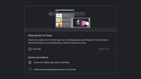 Distintas opciones de privacidad
