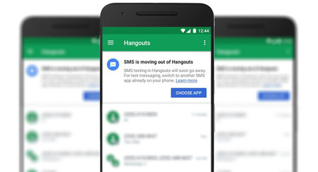 Hangouts perderá la función de SMS el próximo 22 de mayo