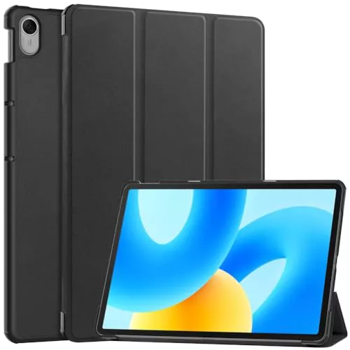 Kepuch Custer Funda para Huawei Matepad 11.5 2023,Slim Smart Cover Fundas Carcasa Case Protectora de PU-Cuero - Negro