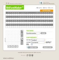 BitFontMaker, crea tu fuente pixelada