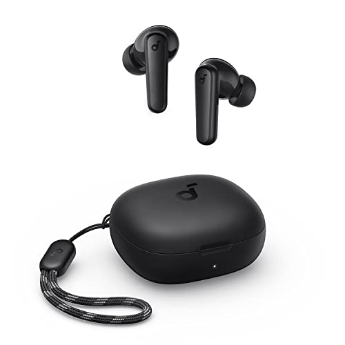 soundcore Auriculares inalambricos Bluetooth by Anker P20i, Auriculares Bluetooth 5.3 con 10mm diafragmas Big Bass, Reproducción de 30H, Impermeable IPX5, 2 micros, Llamadas nítidas, EQ Personalizado