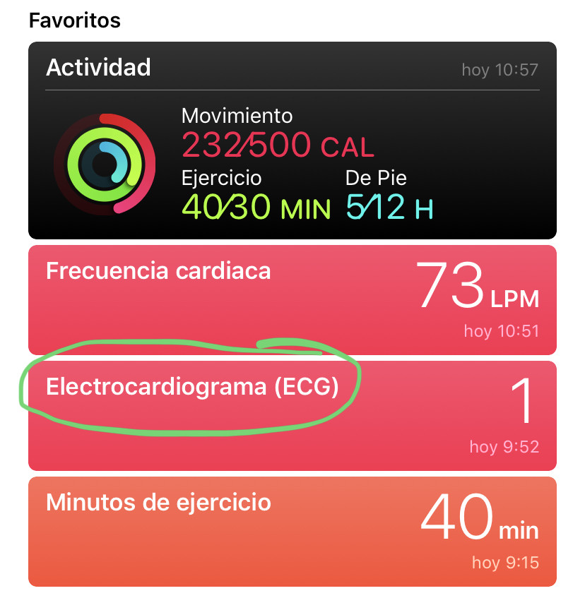 Cómo exportar en formato PDF tus pruebas ECG del Apple Watch Series 4