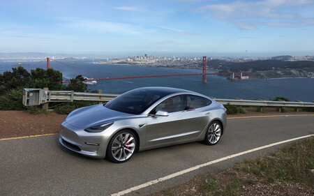 Telsa Model 3 San Francisco Marin Headlands