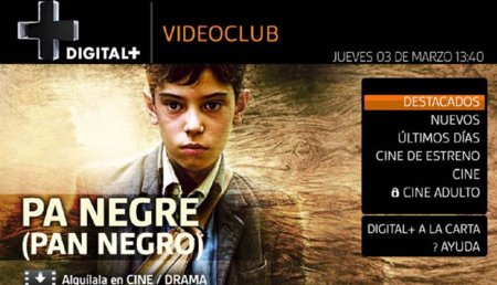Digital+ Videoclub, el nuevo servicio de alquiler de películas a través de internet