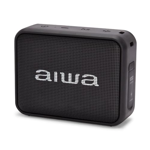 Aiwa BS-200BK: Altavoz Inalámbrico Portátil Bluetooth