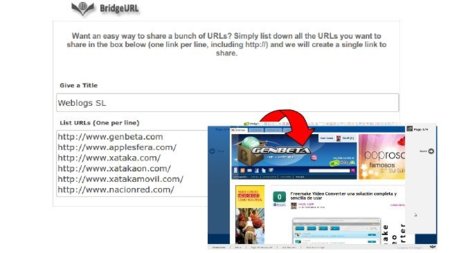 BridgeURL: agrupa enlaces para que se vean en un orden determinado