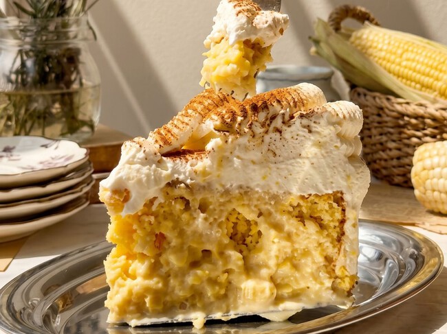 Pastel De Tres Leches De Elote