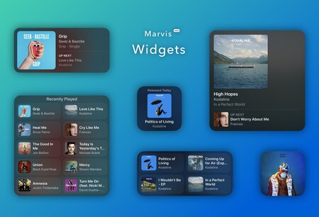 Marvis Pro, el reproductor alternativo para Apple Music, se actualiza con nuevos widgets para iOS 14