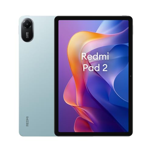 XIAOMI Redmi Pad 2 - Tablet de 11" 2.5K (MediaTek G100-Ultra, 4GB de RAM, 128GB de ROM, WiFi 5 + Bluetooth 5.3, Batería de 9000 mAh, Cargador no Incluido), Verde (Versión ES)