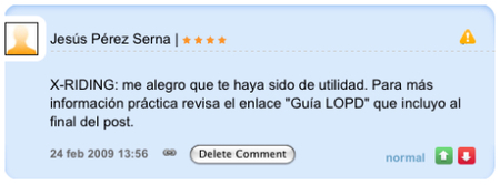 Sistema de karma en Tecnología Pyme