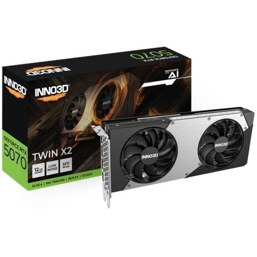Inno3D GeForce RTX 5070 TWIN X2 12GB GDDR7 Reflex 2 RTX AI DLSS4