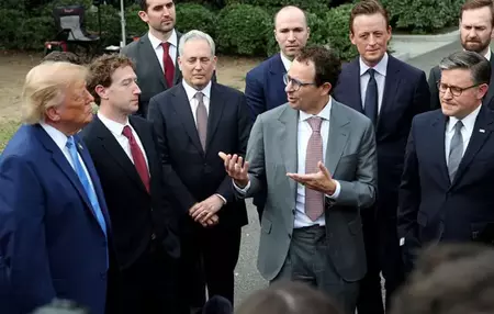 CEO of Entropic with Donald Trump