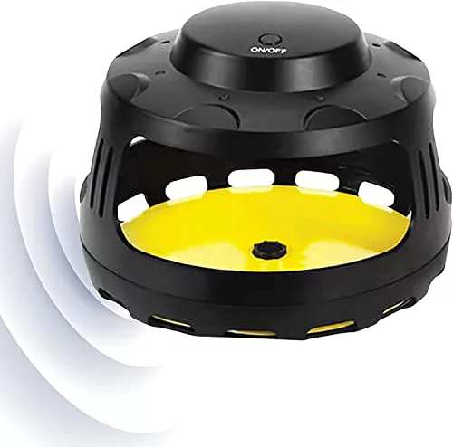 ISOTRONIC Trampa electrónica para moscas con luz | Lámina amarilla contra moscas de la fruta, mosquitos, pulgas, polillas, hormigas (1)