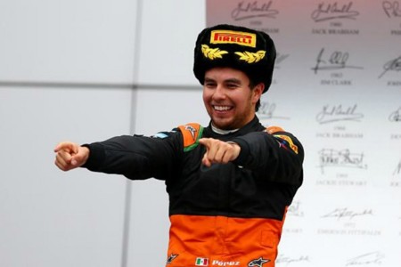 Checo Perez Tercero Rusia 10