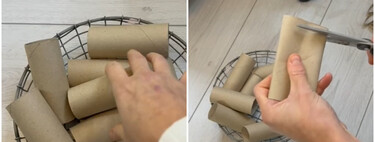 Así puedes transformar los tubos del papel higiénico en un cuadro que parece de galería de arte