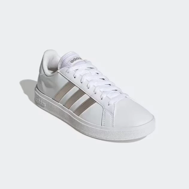 Zapatillas caminar mujer Adidas Court Base blanco
