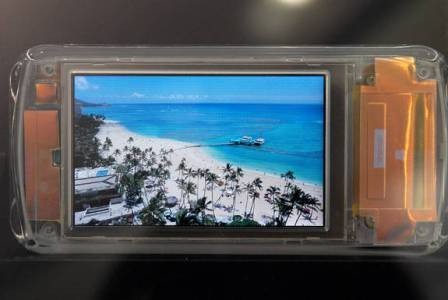 Pantalla de 3" WVGA de Toshiba